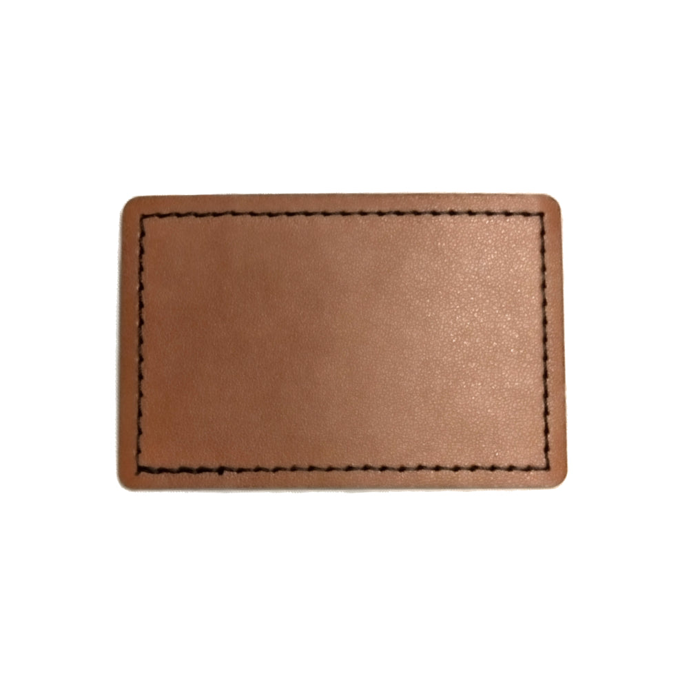 Brown Faux Leather Patch
