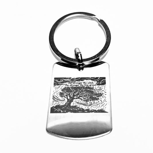 "Grown in Struggle" Keychain